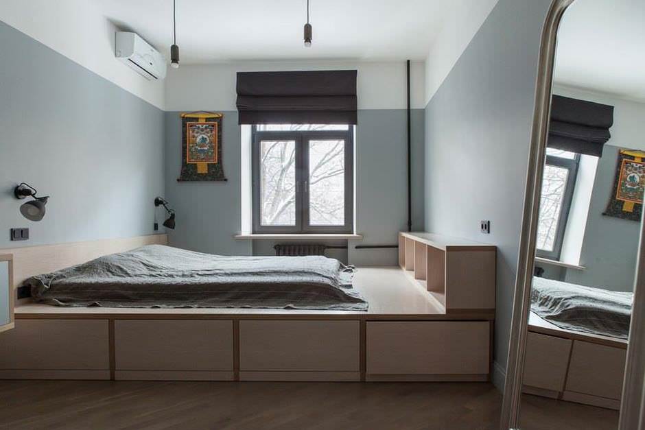 Mēbele pieauguša cilvēka guļamistabai