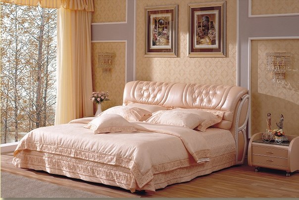 Izvēloties modernu skaistu gultu diviem