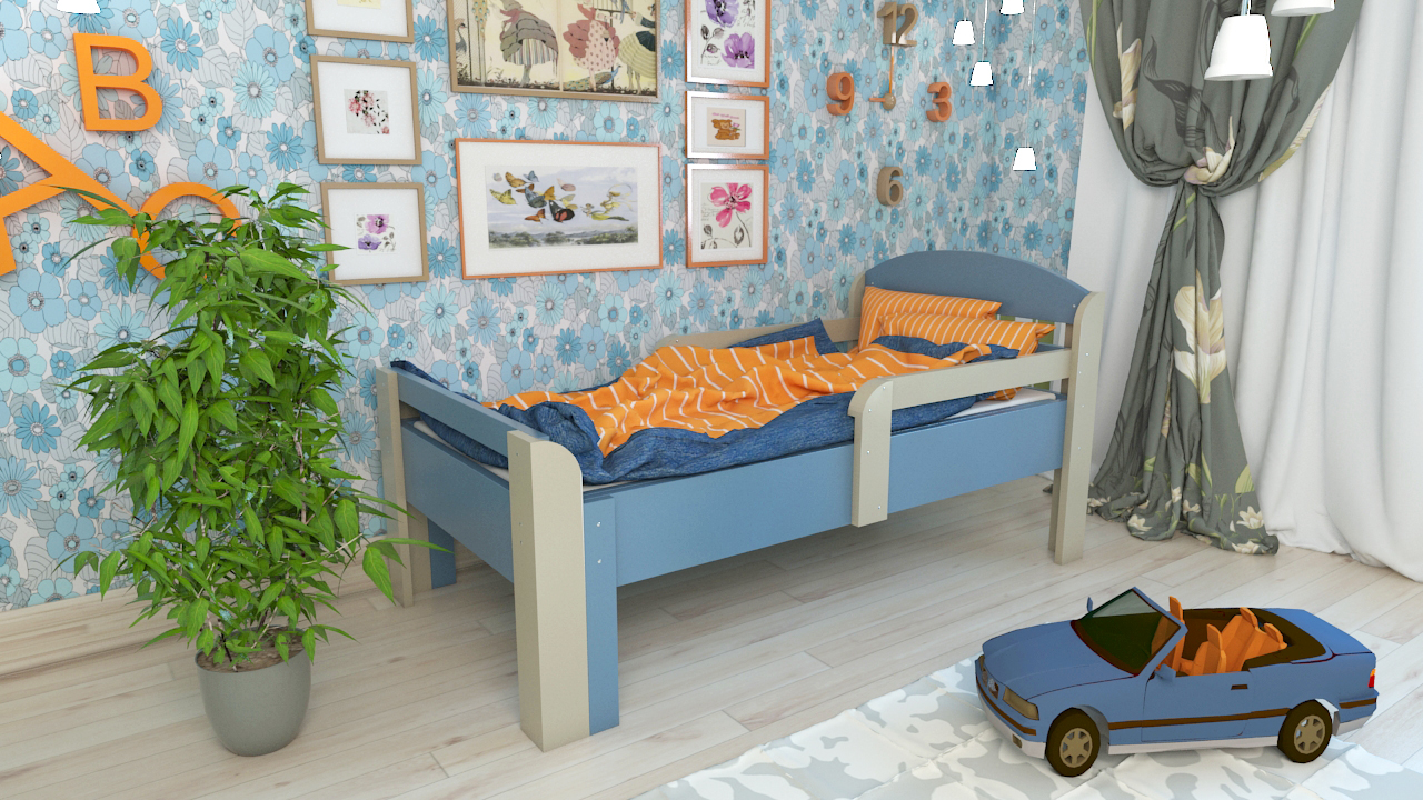 Zila gulta bērnudārzā