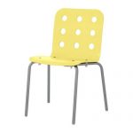 Dzeltens atzveltnes krēsls Ikea