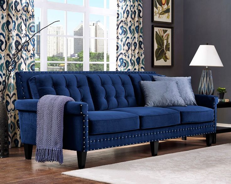 Zils dīvāns