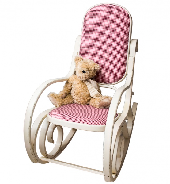 Šūpuļkrēsls rozā